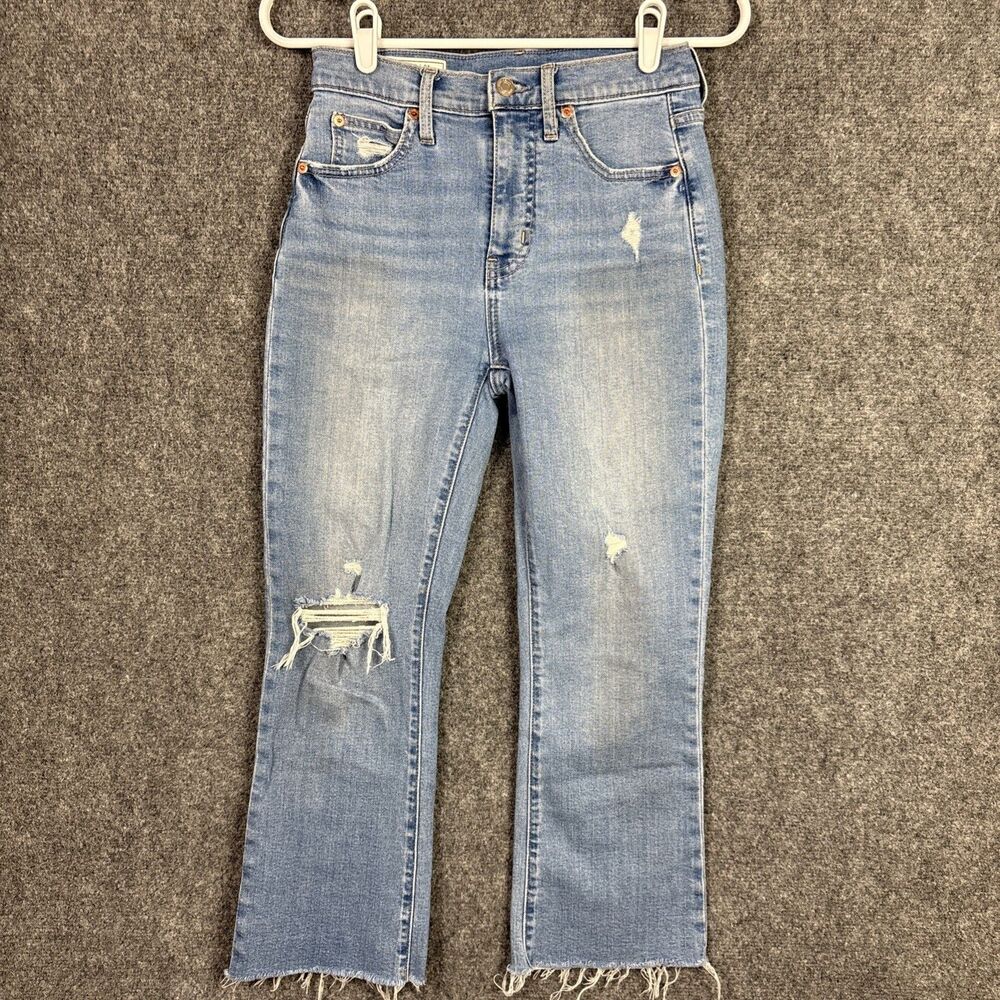 GAP Jeans Womens Size 25 / 0P Blue Kick Fit High Rise Hipster Grunge Hippie